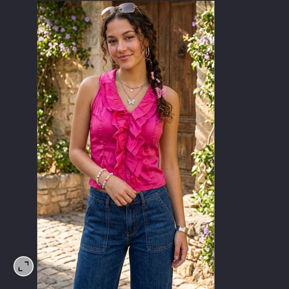Express Women's Pink Blouse